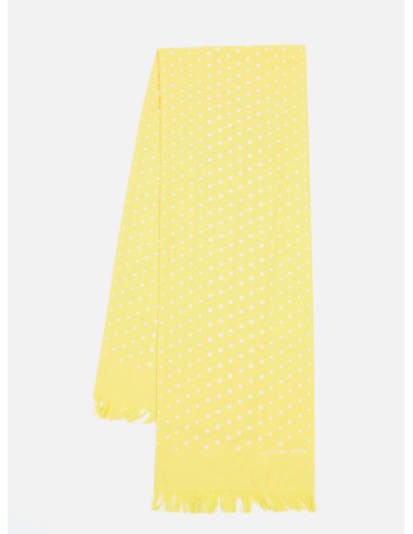 Universal Works Short Scarf in Yellow Dot Print l'évolution des habitudes 