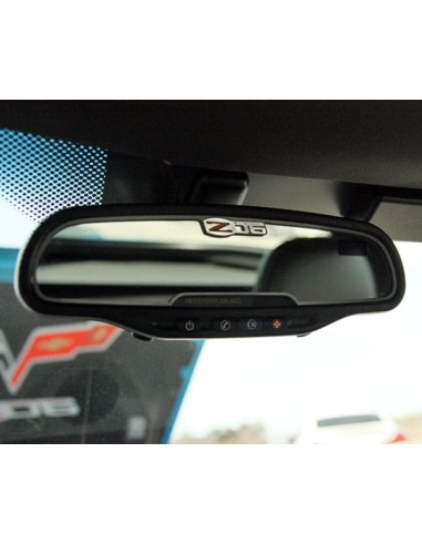 2006-2013 Corvette Z06 - Rear View Mirror Trim Z06 505HP Style [Standard] - Brushed Stainless basket pas cher