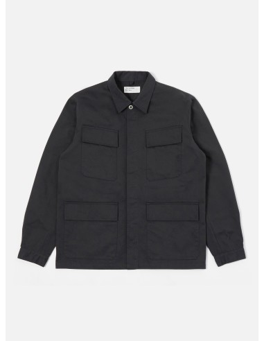 Universal Works MW Fatigue Jacket in Black Twill Les magasins à Paris