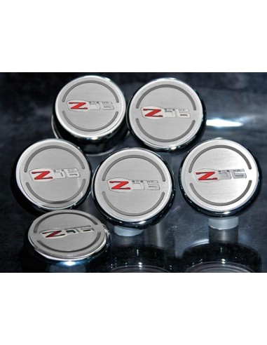 2006-2013 Z06 Corvette - Executive Series Fluid Cap Covers Z06 Inlay 6Pc - Manual Transmission prix