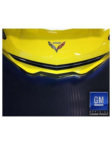 2014-2019 C7 Corvette - STINGRAY Lettering Front Lip Spoiler - Carbon Fiber/Stainless Steel l'achat 