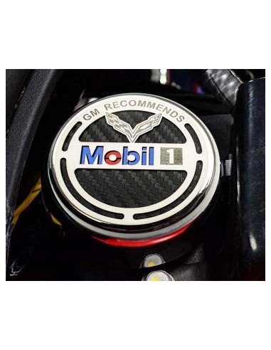 2014-2019 C7 Corvette - Commemorative Oil Fluid Cap Cover 1Pc - GM Recommends Mobil 1 Les magasins à Paris et en Île-de-France