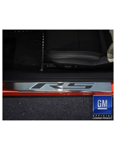 2010-2015 Camaro RS - Outer Door Sills with 'RS' Inlay 2Pc - Stainless Steel prix