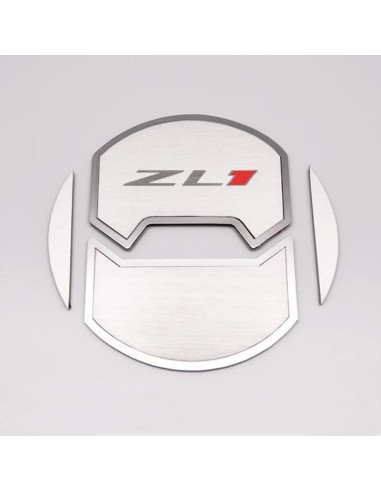 2010-2015 Camaro ZL1 - Round A/C Vent Duct Covers Deluxe "ZL1" 8Pc - Brushed Stainless Steel Comparez et commandez 