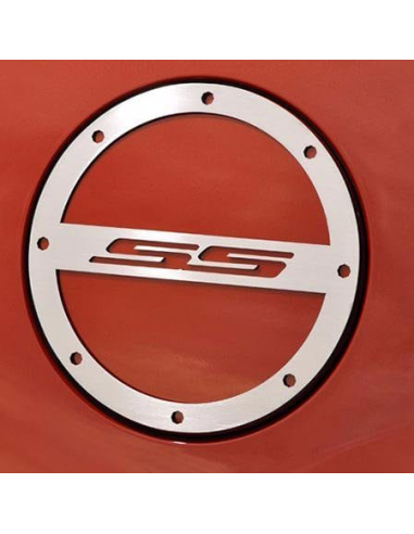 2010-2019 Camaro SS - Gas Cap Cover "SS" Style - Stainless Steel Venez découvrir notre 