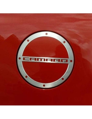 2010-2018 Camaro- Gas Cap Cover 'CAMARO' Style - Stainless Steel de votre