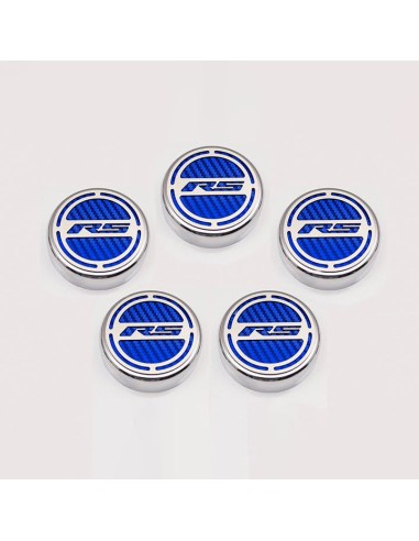 2010-2022 Camaro RS - Engine Fluid Cap Cover Set RS Series Automatic 5Pc brillant des détails fins