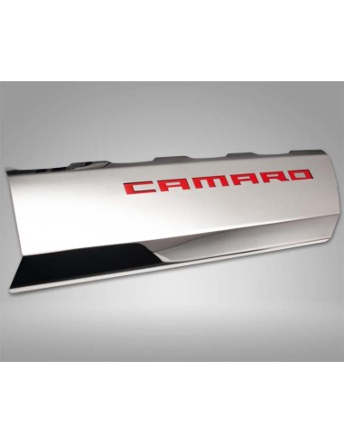 2016-2021 Camaro SS - Fuel Rail Cover Overlays with CAMARO Cutout 2Pc - Polished Stainless Steel online