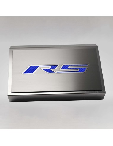 2016-2021 Camaro RS - Fuse Box Cover Polished w/Brushed  RS Top Plate - Stainless Steel basket pas cher