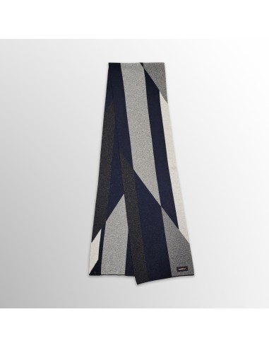 V-Series Monochrome Rhombus Scarf en ligne des produits 