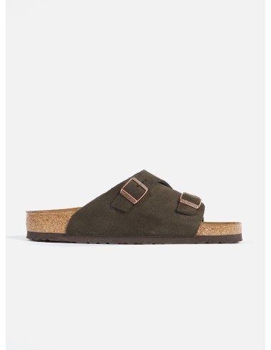 Birkenstock Zürich in Mocha Suede Livraison rapide