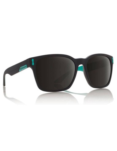 Liege Matte Black Teal Grey Sunglasses les muscles