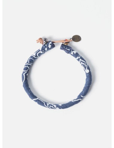 Mikia Bracelet in Navy Bandana Fin de série