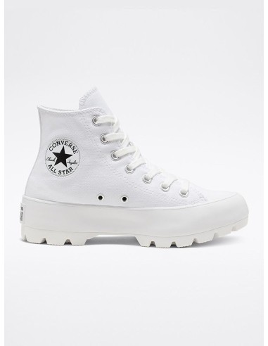 Chuck Taylor All Star Lugged Hi White/Black/White Shoes en ligne