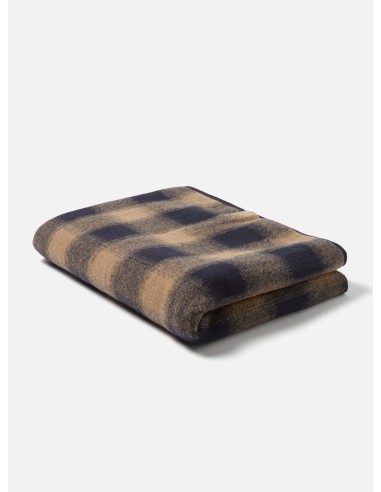 Universal Works Blanket in Navy Mix Wool Fleece du meilleur 